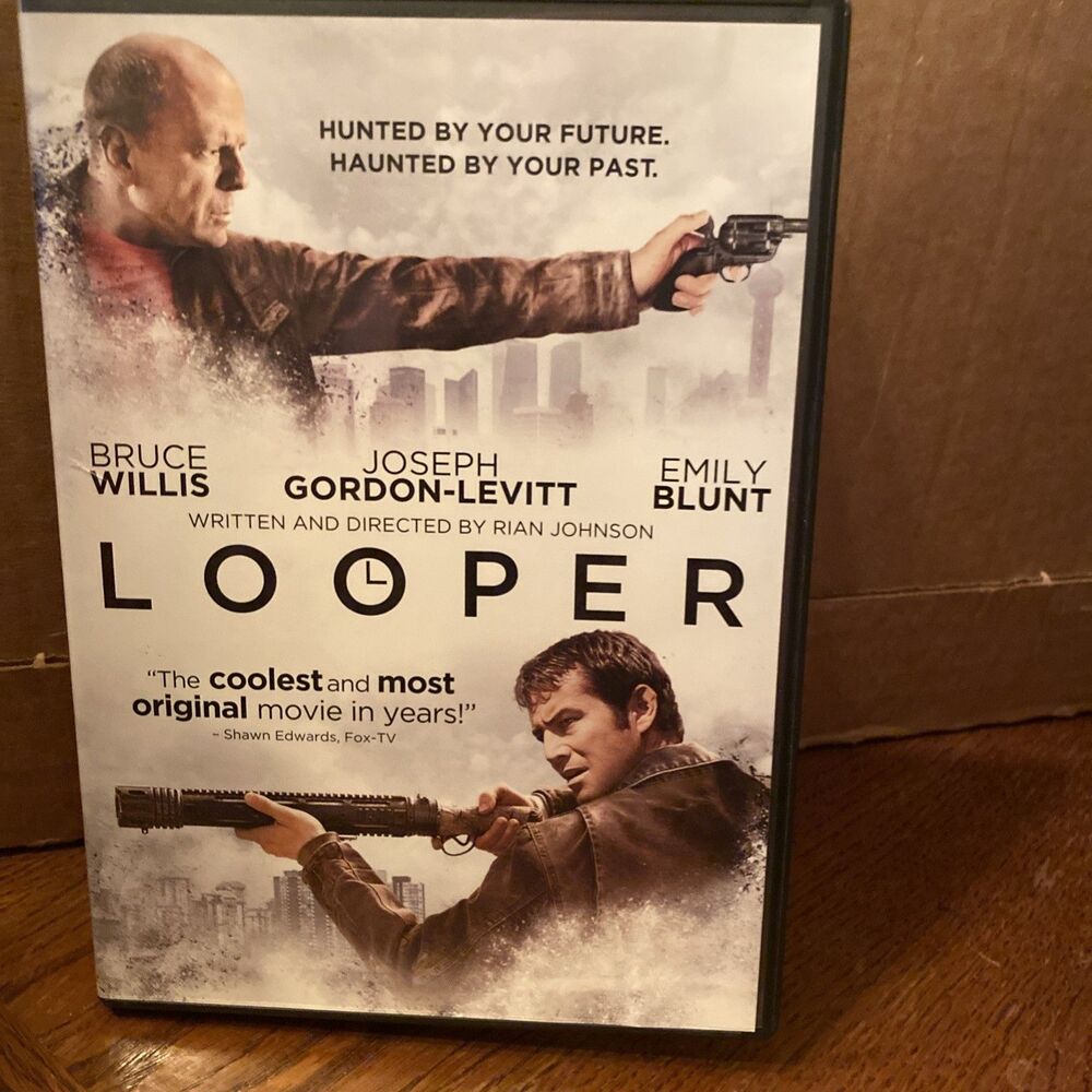 Looper (DVD, 2012) Bruce Willis Joseph Gordon-Levitt Emily Blunt Rian Johnson